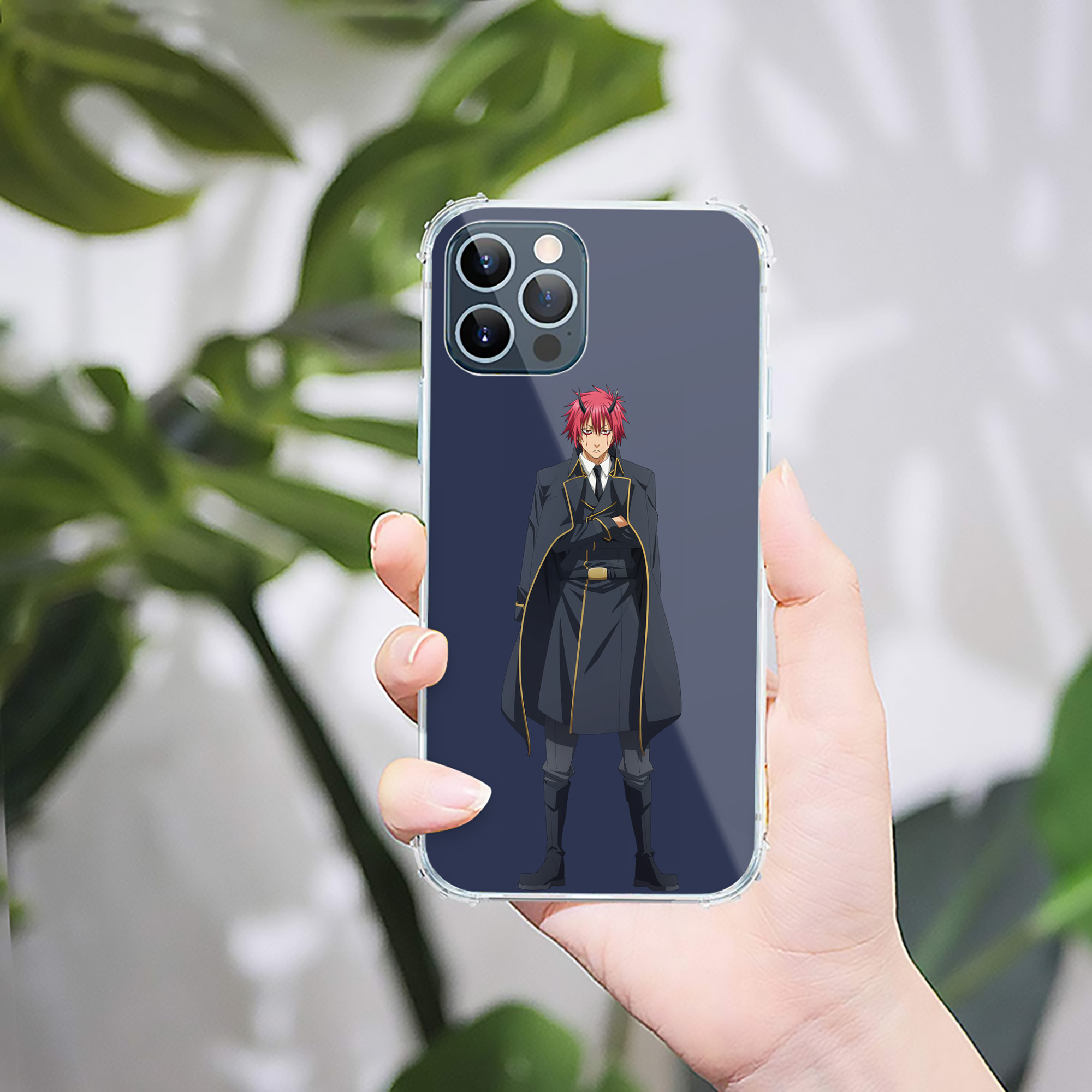 （画像用） 転スラ Regarding Reincarnated to Slime 【iPhone 12シリーズ対応】透明スマホケース（クリアソフトケース）